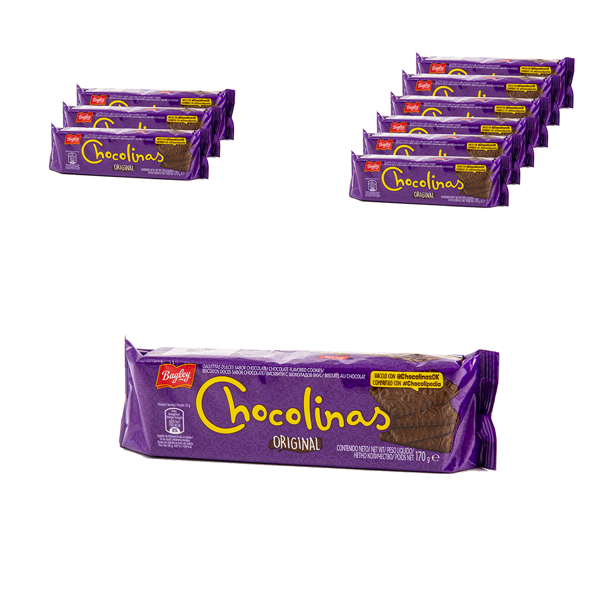 Galletitas Chocolinas Bagley x 170g