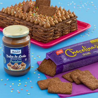 CHOCOTORTA PROMO WITH DULCE DE LECHE MARDEL REPOSTERO x 450G