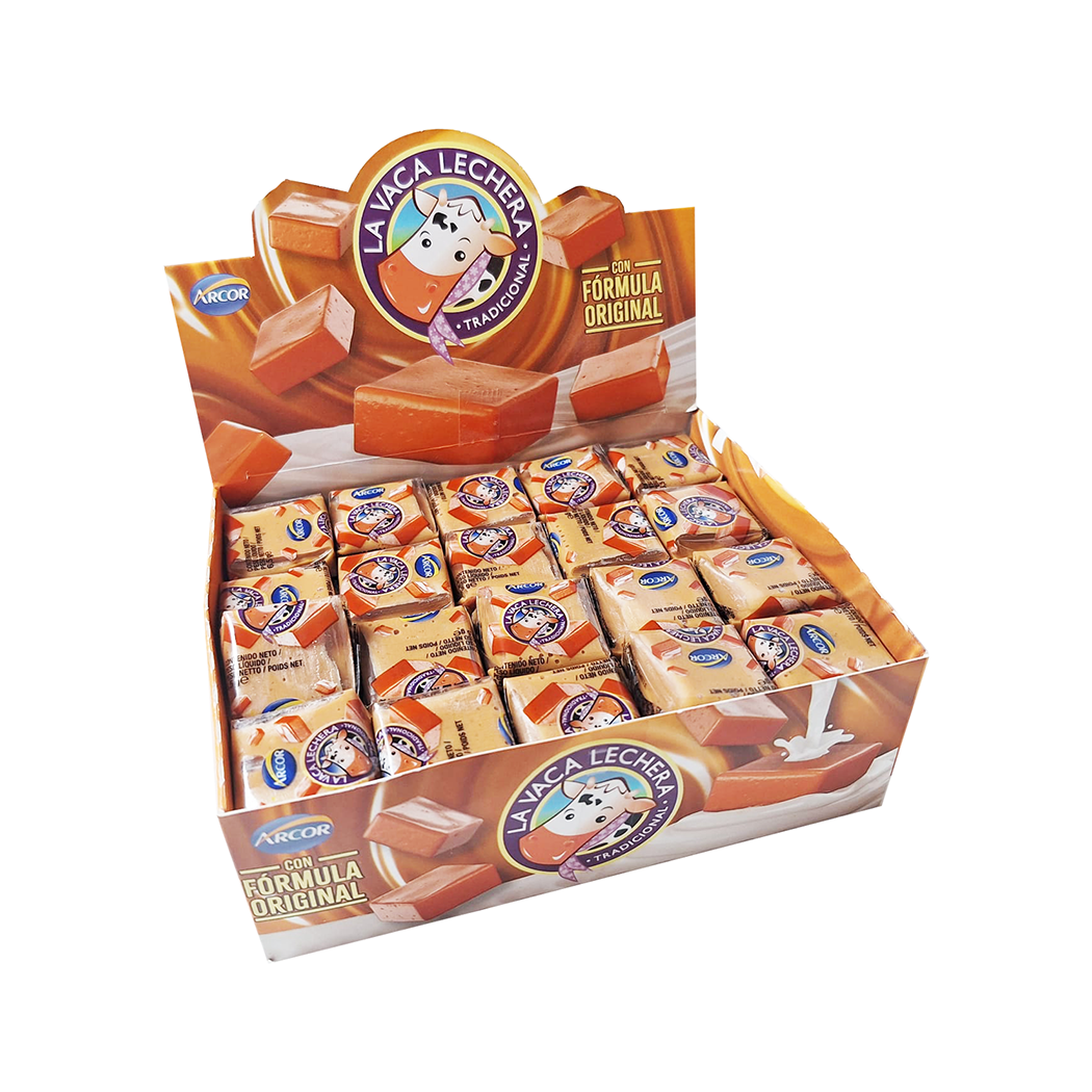 Semi soft Milk Toffee sweets - Caramelos Vaca Lechera 80u x 6,5g