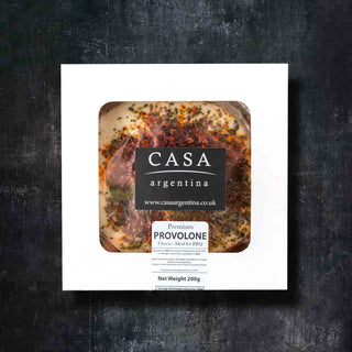 Provoleta estilo Argentina - Provolone Cheese Seasoned with tray x 200g