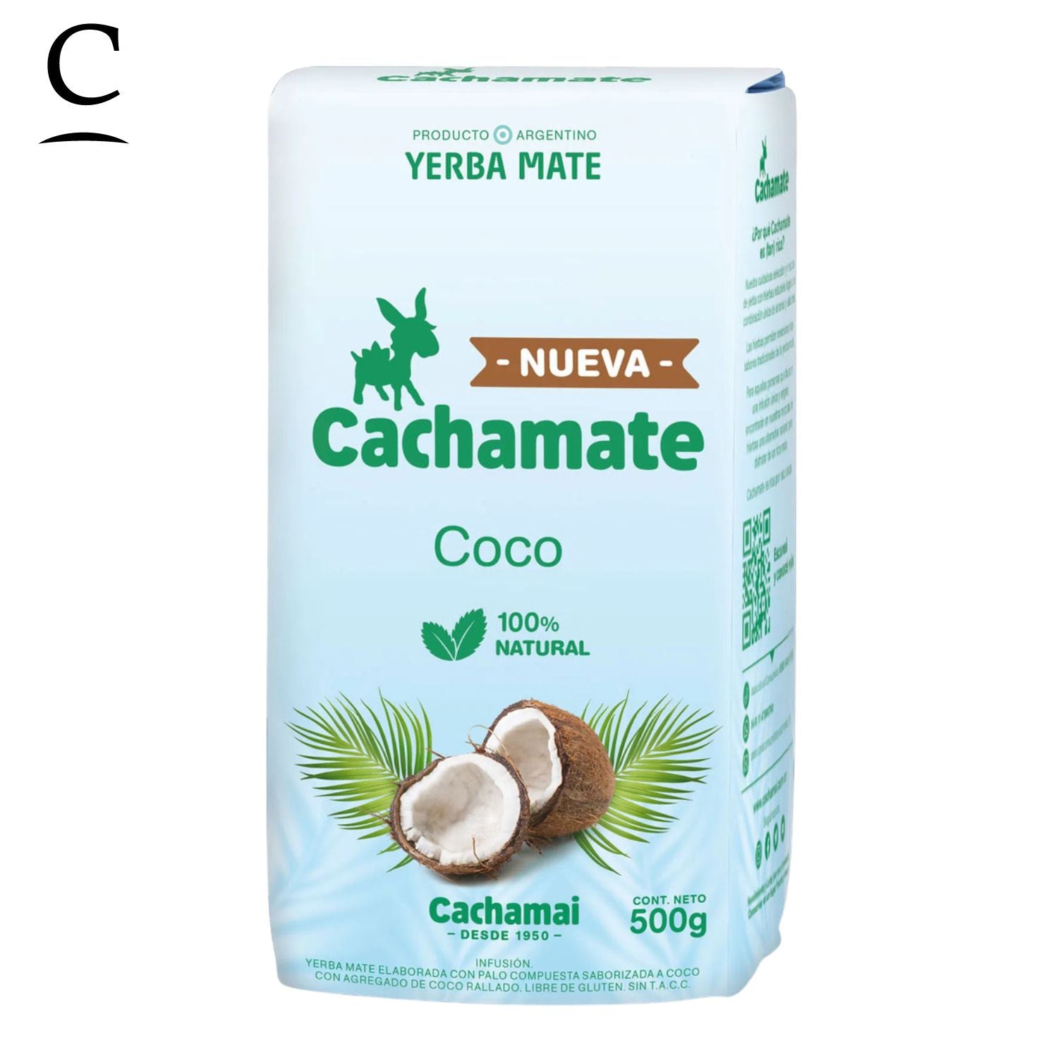 Cachamate Yerba Mate Coco x 500g