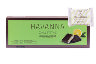 Havanna Lemon cookies Galletitas Limon Chocolate 6u - 210g