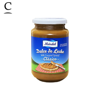 Mardel Dulce de Leche Clásico Familiar 450g, traditional Argentine caramel spread for toast, pancakes and desserts