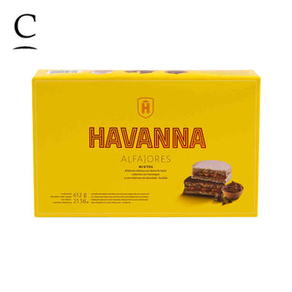 Havanna Alfajores Mixtos 12u (6 Choco - 6 Meringue) 612g