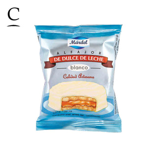 Mardel Alfajores Chocolate Blanco - White Chocolate 1u x 50g