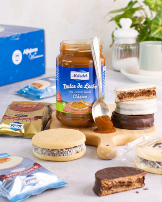 Mardel Dulce de Leche Clásico Familiar 450g, traditional Argentine caramel spread for toast, pancakes and desserts