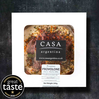 Provoleta estilo Argentina - Provolone Cheese Seasoned with tray x 200g