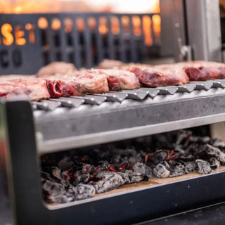 Grande Gunmetal Grill / BBQ (With Cover) - Argentine Style Grill (Parrilla Argentina)