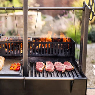 Grande Gunmetal Grill / BBQ (With Cover) - Argentine Style Grill (Parrilla Argentina)
