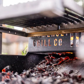 Grande Gunmetal Grill / BBQ (With Cover) - Argentine Style Grill (Parrilla Argentina)
