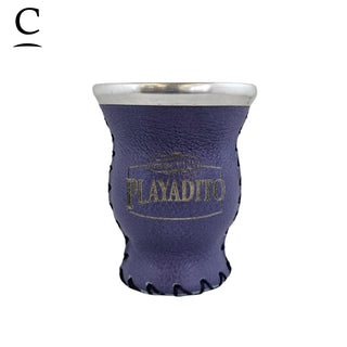Playadito Glass Mate Gourd Cover In Leather (Multiple Colours)