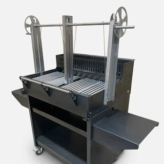 Grande Gunmetal Woodstore Stand