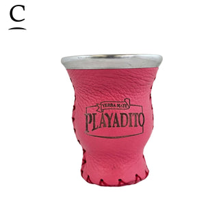 Playadito Glass Mate Gourd Cover In Leather (Multiple Colours)