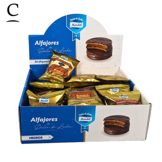 Mardel Alfajores Chocolate Negro - Dark Chocolate 24u x 50g