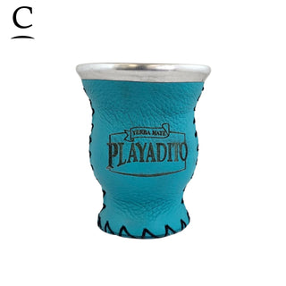 Playadito Glass Mate Gourd Cover In Leather (Multiple Colours)