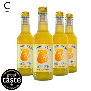 Yerba Mate Cold Brewed drink - Happy Capy 4 x 330ml | Award Winning