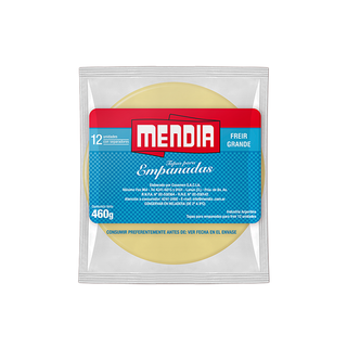 Mendia Empanada  disc for Frying LARGE - Rotisera Freir 12 units 460g