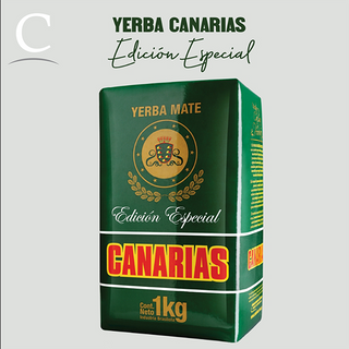 Canarias Yerba Mate Edicion Especial - Uruguay - No stems - Despalada x 1kg