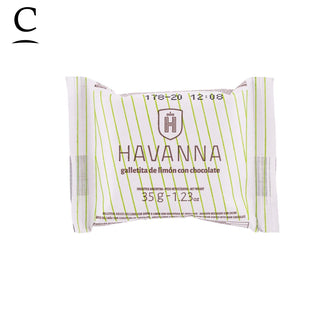 Havanna Lemon cookies - Galletitas Limon Chocolate 1u - 35g