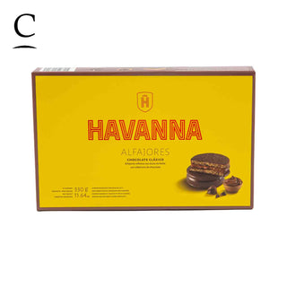 Official Havanna chocolate alfajores box filled with dulce de leche from Casa Argentina UK distributor