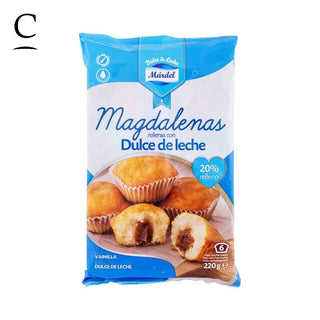 Magdalenas Mardel filled with Dulce de Leche 6u - 220g